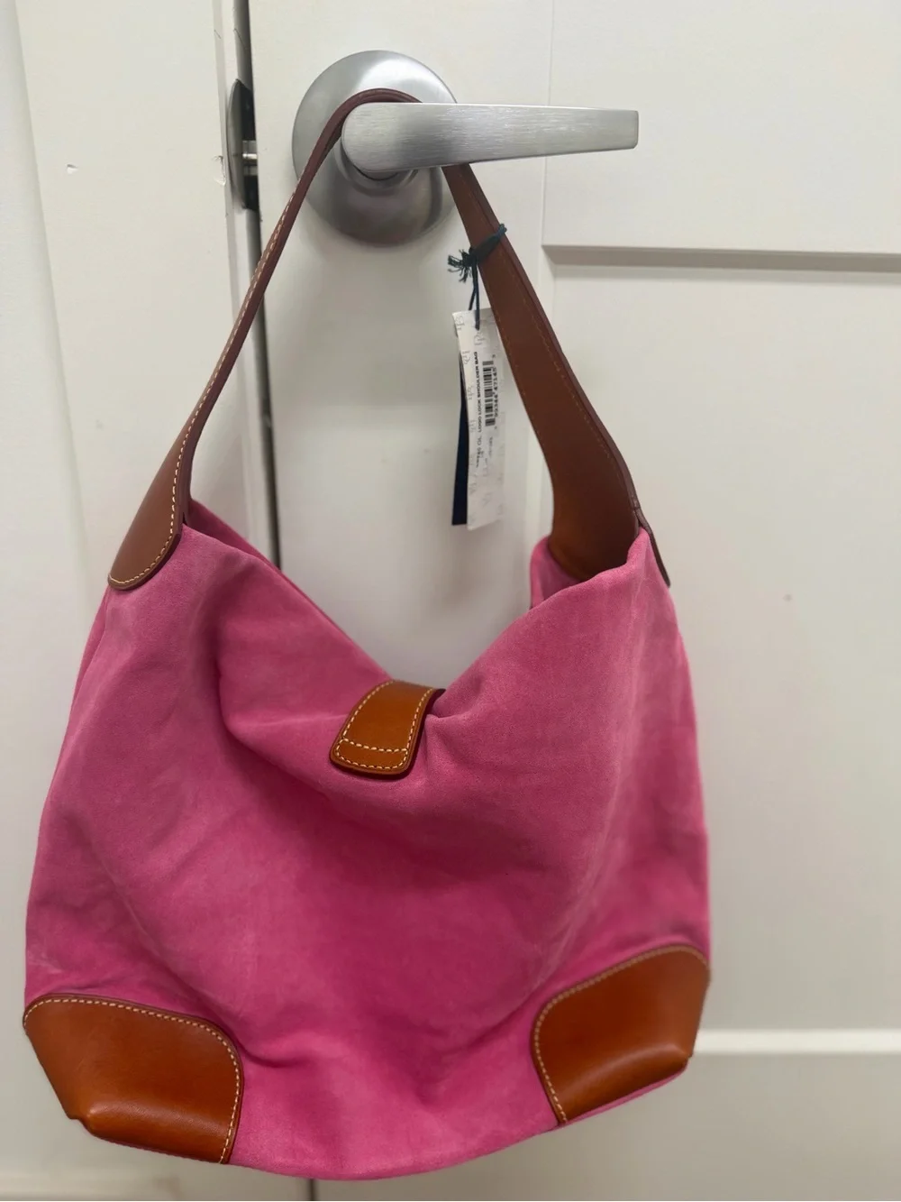 Dooney & Bourke Pebble Grain Logo Lock Shoulder Bag